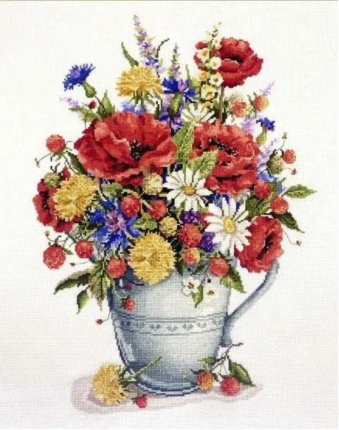 Набор для вышивания крестиком Magic Cross Stitch 003 Воспоминания о лете (47746)