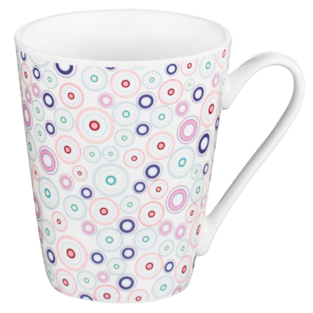 Чашка Ardesto Circles 320 мл фарфора (AR3427)