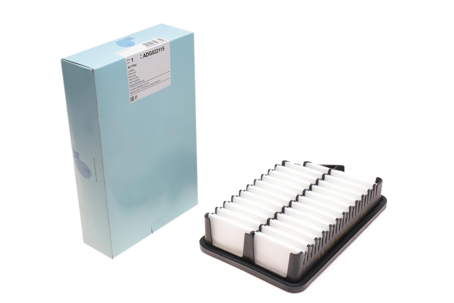 Фильтр воздушный BLUE PRINT для Hyundai Elantra/i30 1,4/1,6 11-/Kia Ceed 1,4/1,6 12- (ADG022115)