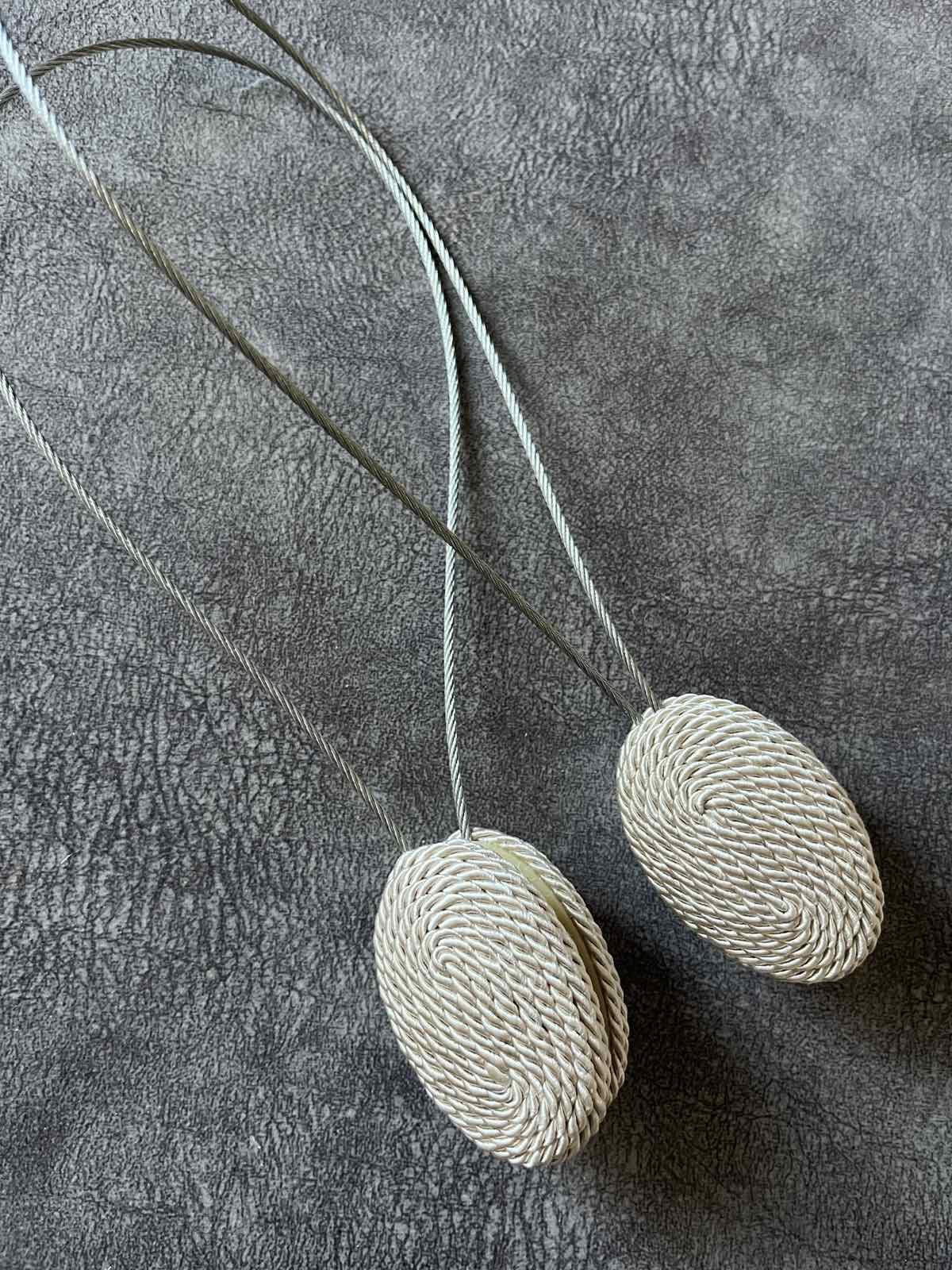 Магнит для штор и тюли 2 шт. Бежевый (1072)