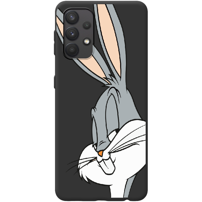 Чехол BoxFace Samsung A325 Galaxy A32 Lucky Rabbit Черный силикон (42084-bk81-42567)