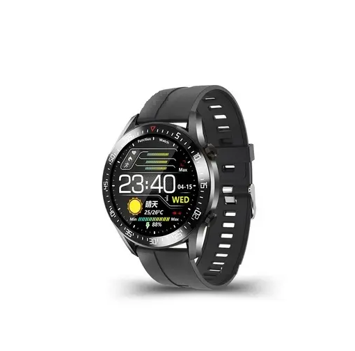 Смарт-часы Lige C2 водонепроницаемые IP68 ремешок силикагель/кожаный ремешок Черный (682011)