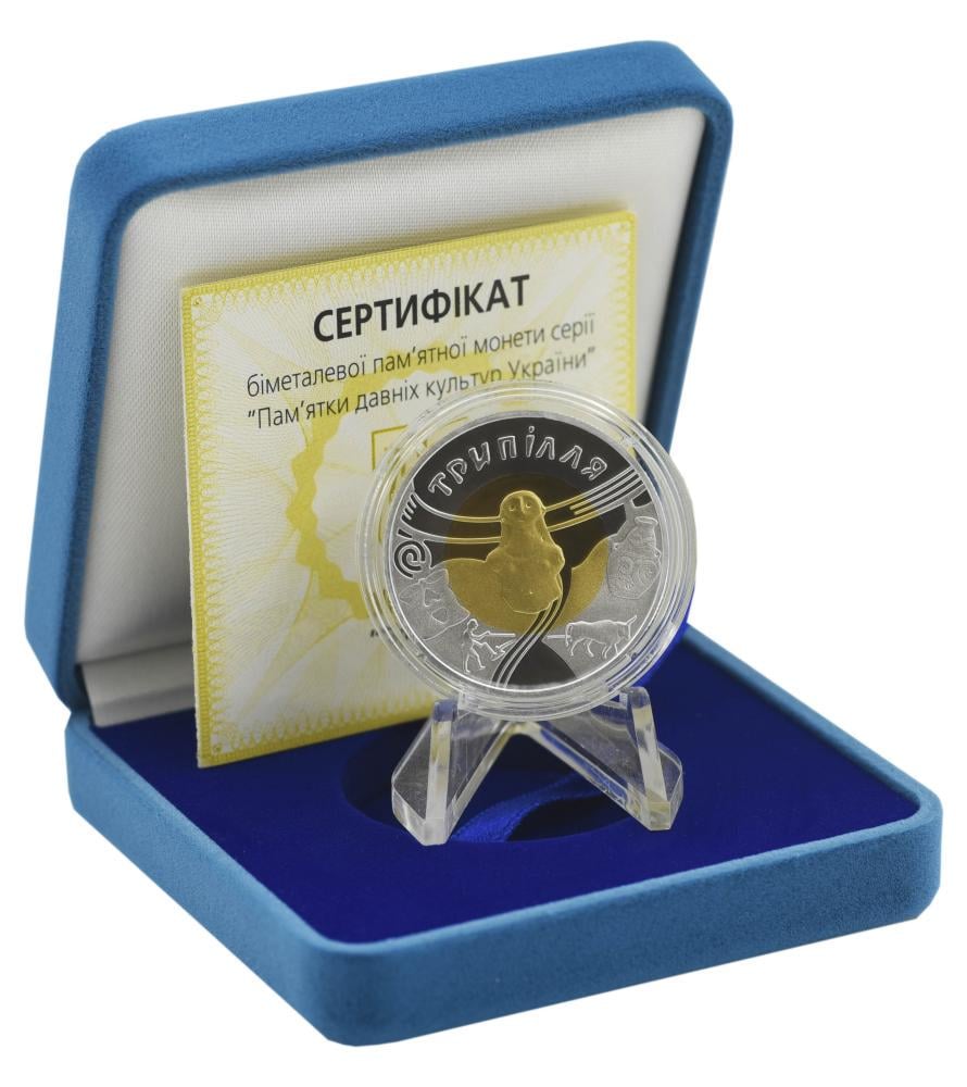 Коллекционная монета Украина 20 гривен 2000 Триполье Золото серебро UNC KM №127 (М04203) Коллекционная монета Украина 20 гривен 2000 Триполье Золото серебро UNC KM №127 (М04203)