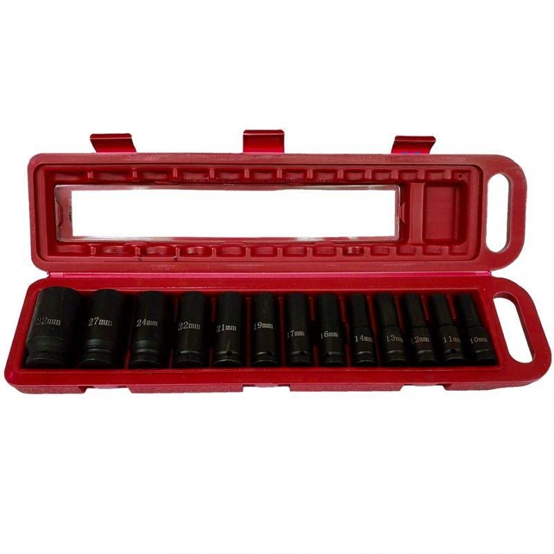 Набор ударных головок Kraft&Dele KD10521 1/2" 10-30 мм Набор ударных головок Kraft&Dele KD10521 1/2" 10-30 мм