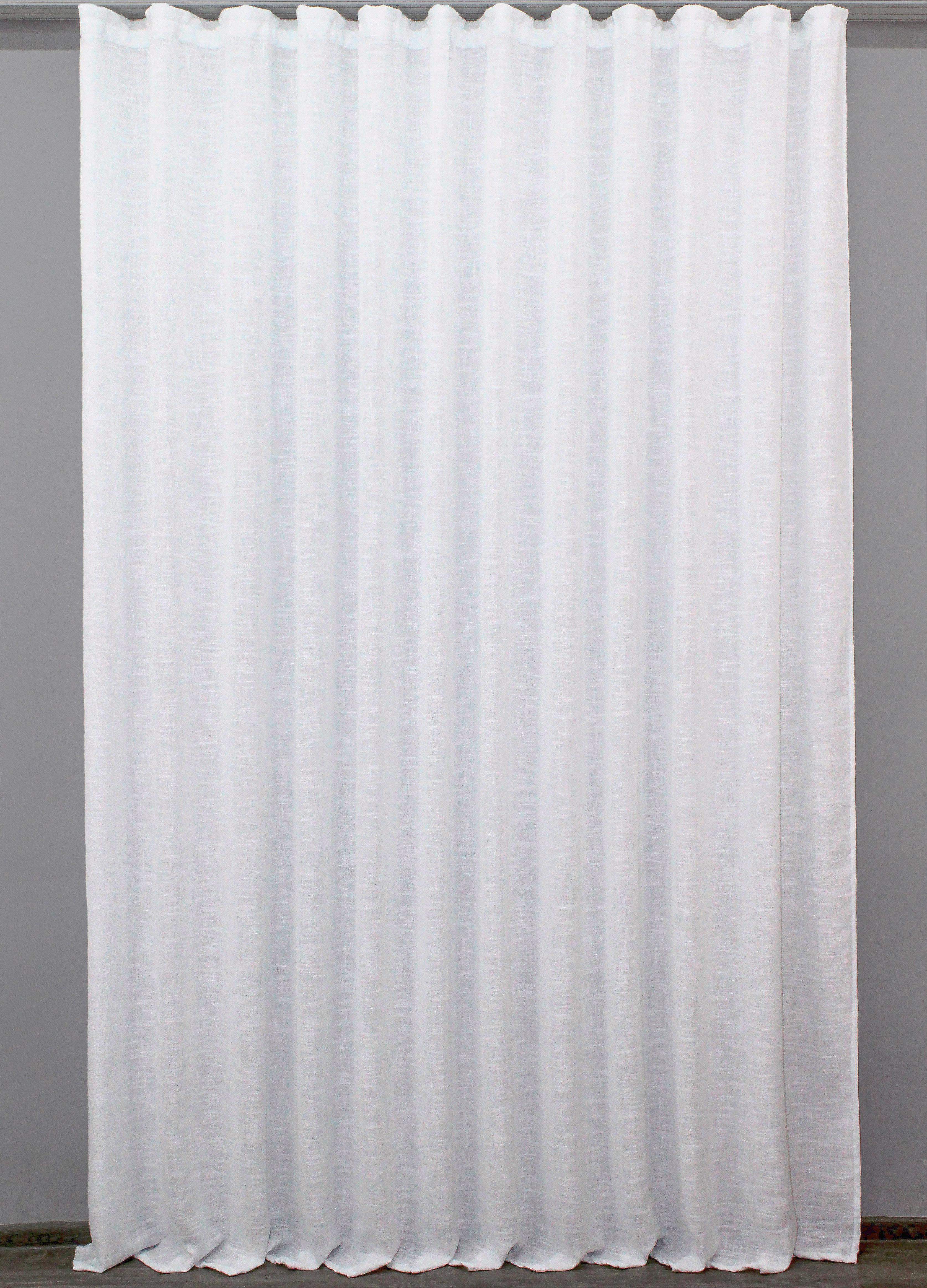 Тюль VR-Textil 456т Премиум Лен 400х240 см Белый (43-142)