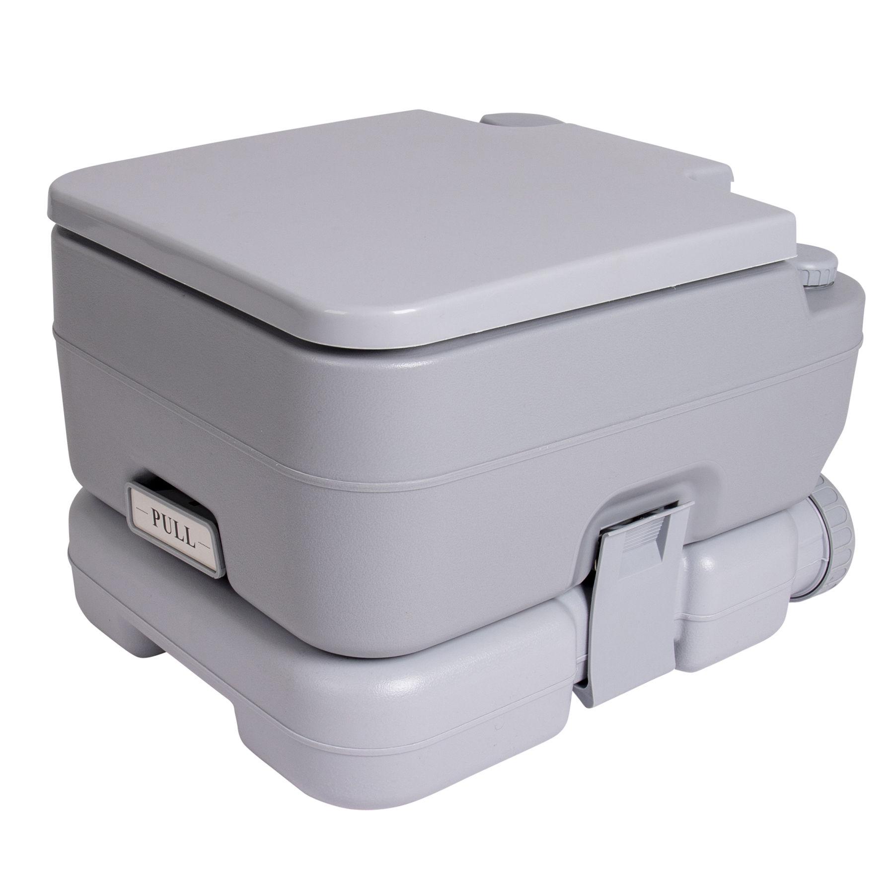 Биотуалет Bo-Camp Portable Toilet Flush 10 Liters Grey (5502825) - фото 10