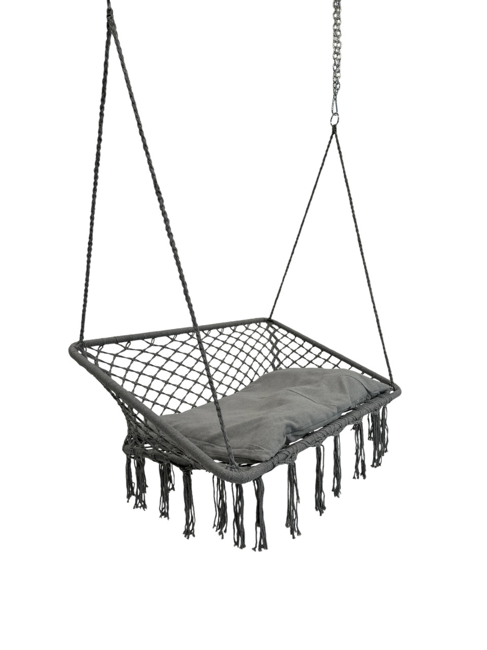 Качели WCG с подушкой двухместная 120 см Графитовый (QNSW09GR) - фото 7 Качели WCG с подушкой двухместная 120 см Графитовый (QNSW09GR) - фото 7