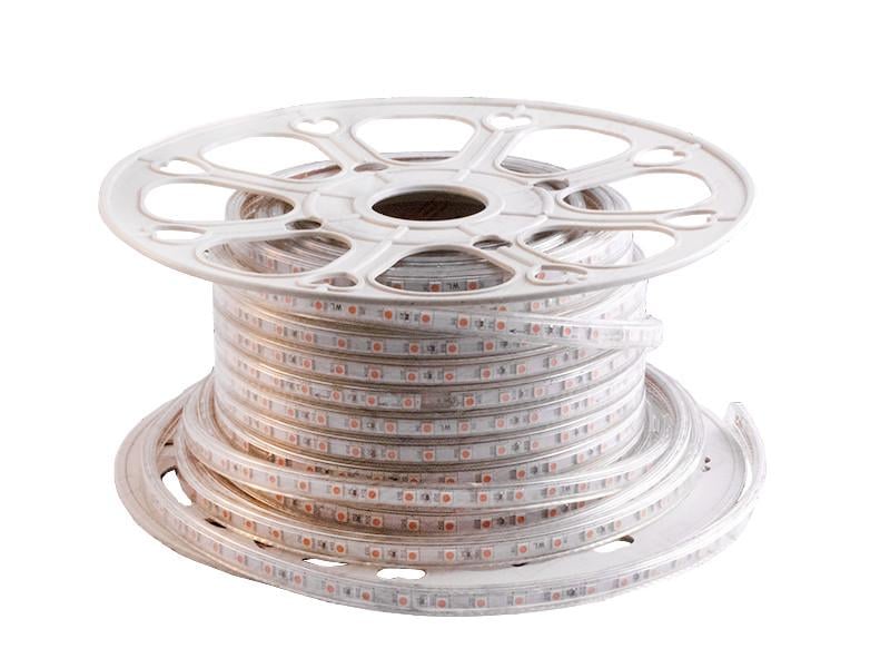Светодиодная лента 1 м SMD5050 60 LED 220В 14.4Вт/м IP68 RGB (888)