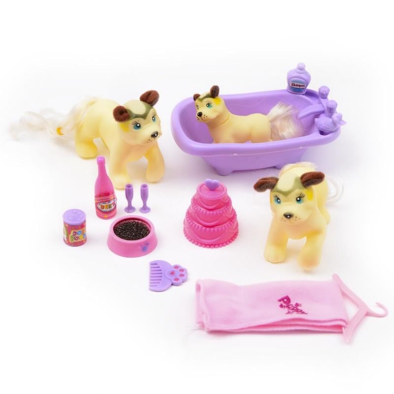 Игровой набор Фигурки щенков в ванной (IE44D1)