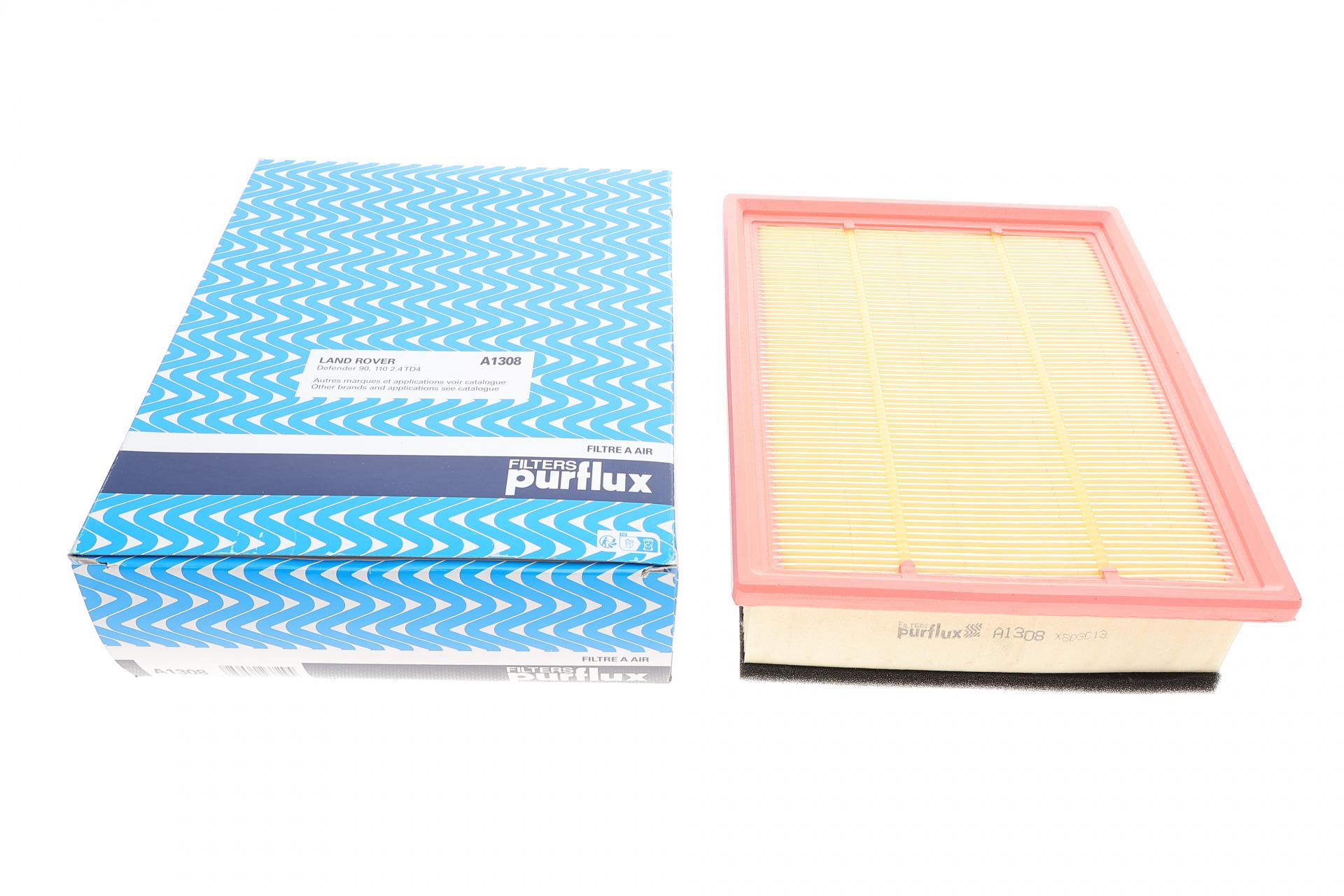 Фільтр повітряний PURFLUX для Land Rover Defender 2,2/2,4TD4 90-16- (A1308)