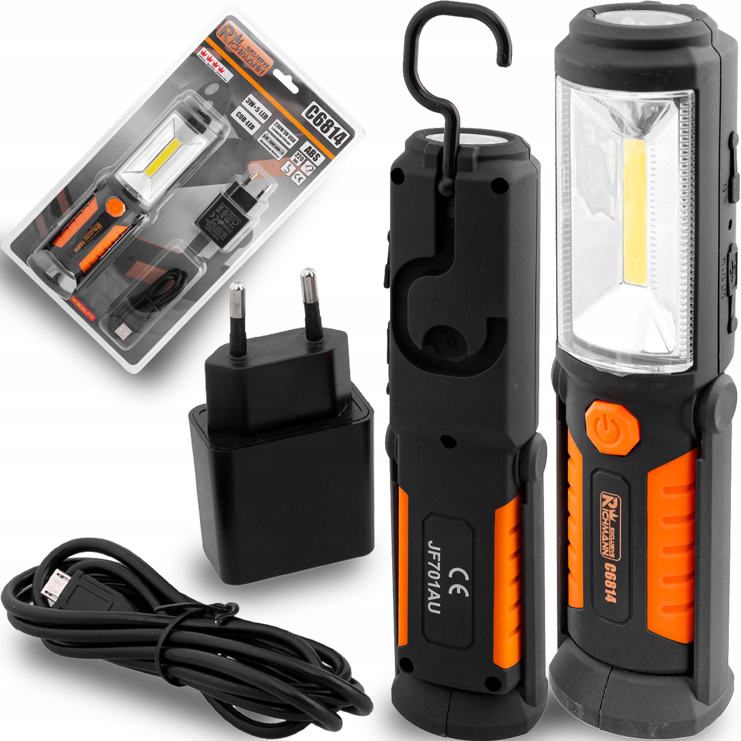 Ліхтарик світлодіодний акумуляторний Richmann 300 + 20 lm (C6814) - фото 6 Ліхтарик світлодіодний акумуляторний Richmann 300 + 20 lm (C6814) - фото 6