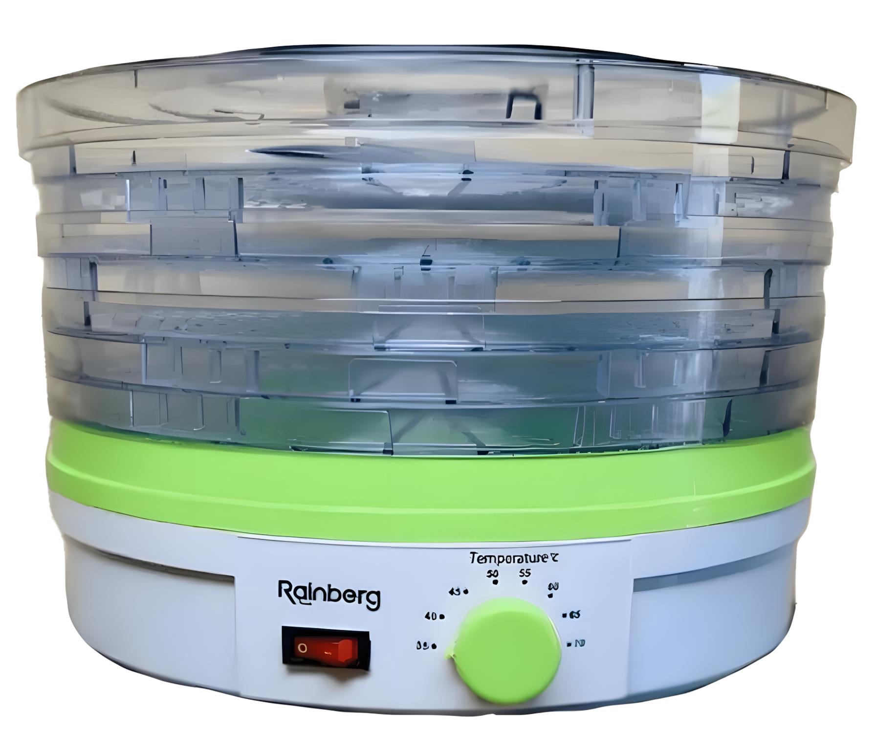 Сушилка для овощей и фруктов Rainberg RB-912 800 Вт 5 ярусов Белый (1885534292)