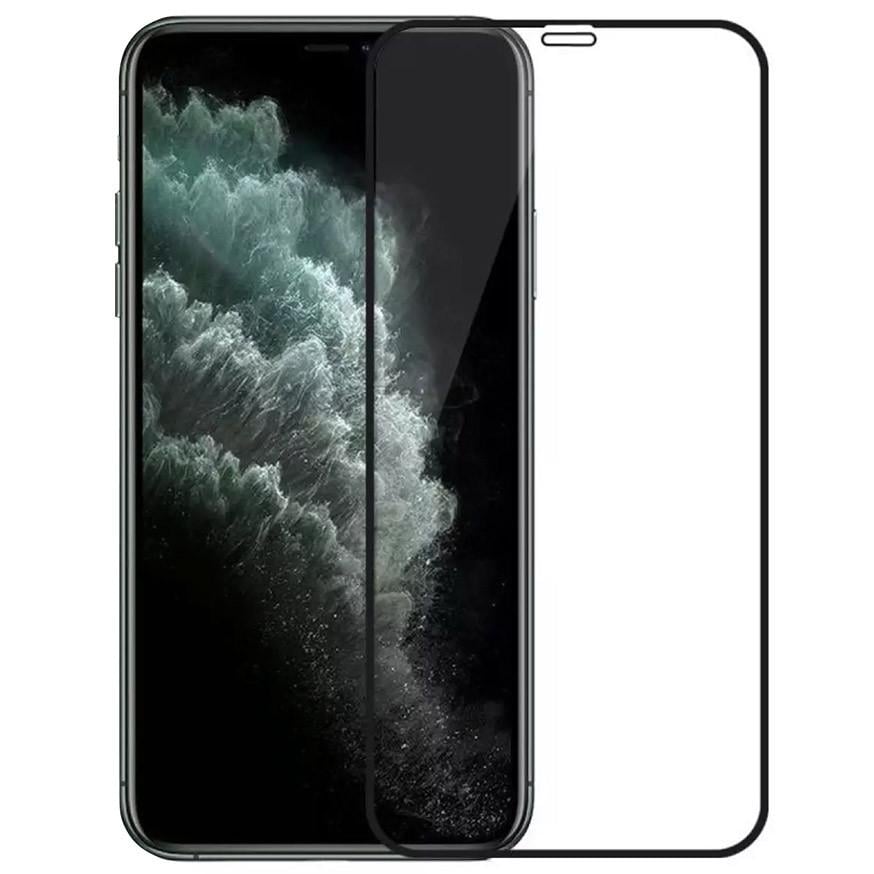 Защитное стекло Glass Full Glue для iPhone 12/12 Pro Black (9068)