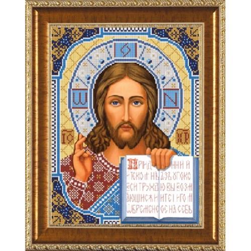 Вышивка бисером Господь Христос Искупитель заготовка 27х35 см Бес-1201 (29216543)