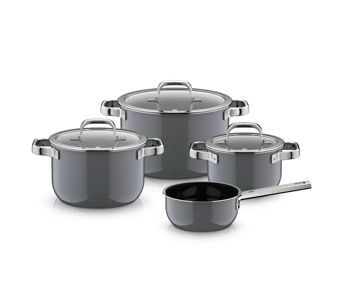Набор кастрюль WMF Fusiontec Mineral Pro Platinum 4 предмета (3201114127)