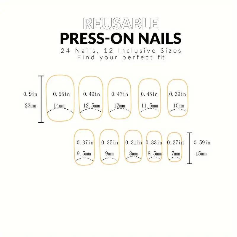 Накладные ногти френч с сердечками квадрат с клеевыми пластинами 24 шт. Синий с белым - фото 10 Накладные ногти френч с сердечками квадрат с клеевыми пластинами 24 шт. Синий с белым - фото 10