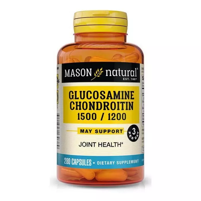 Витамины рыбий жир 1500/1200 Glucosamine Chondroitin Mason Natural 280 шт. (MAV13038)