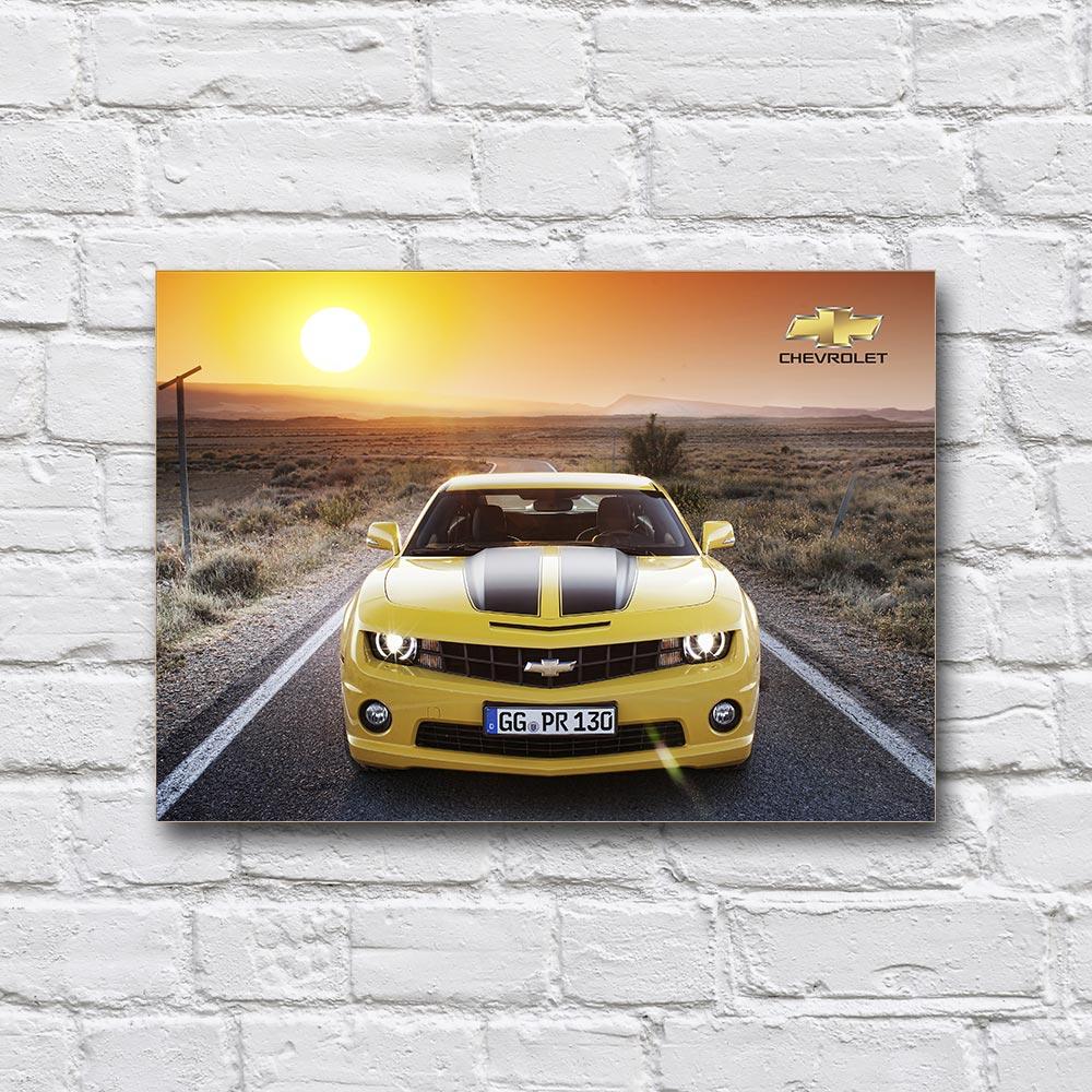 Постер дерев’яний Chevrolet Camaro V 210х297 мм (18169710)