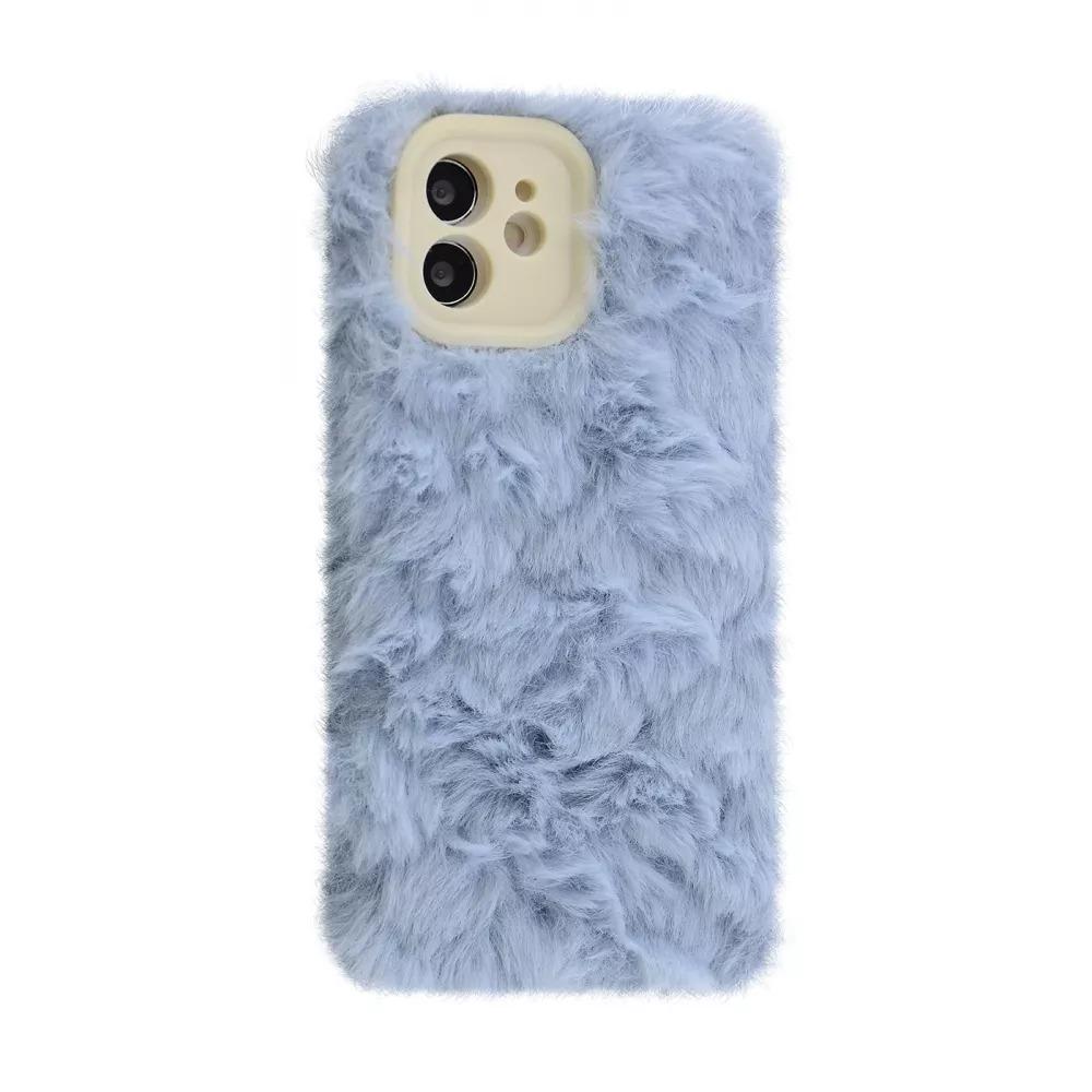 Чехол для телефона PRC Fluffy Love Case iPhone 12 Blue Чехол для телефона PRC Fluffy Love Case iPhone 12 Blue