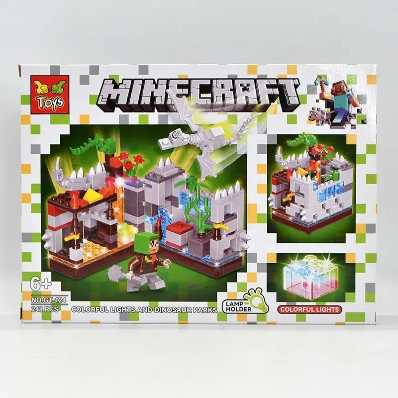 Набор игровой для детей Minecraft Горная пещера с фигурками и 248 дет. (29415003) - фото 2 Набор игровой для детей Minecraft Горная пещера с фигурками и 248 дет. (29415003) - фото 2