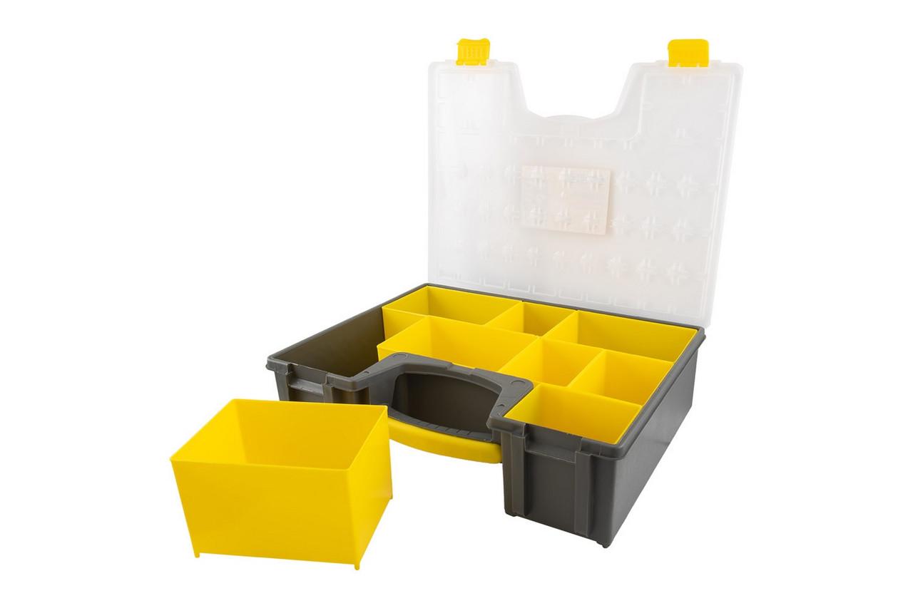 Органайзер з ручкою 16.5" 420х335х115 мм 8 секцій - фото 3 Органайзер з ручкою 16.5" 420х335х115 мм 8 секцій - фото 3