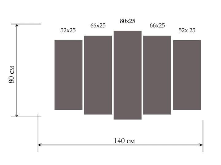 Картина модульна на полотні DK Карта світу в блакитних тонах LV 80x125 см (MK50233) - фото 7