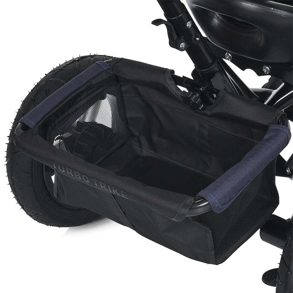 Велосипед триколісний Turbo Trike MT 1006-9 з батьківською ручкою Синій - фото 7 Велосипед триколісний Turbo Trike MT 1006-9 з батьківською ручкою Синій - фото 7