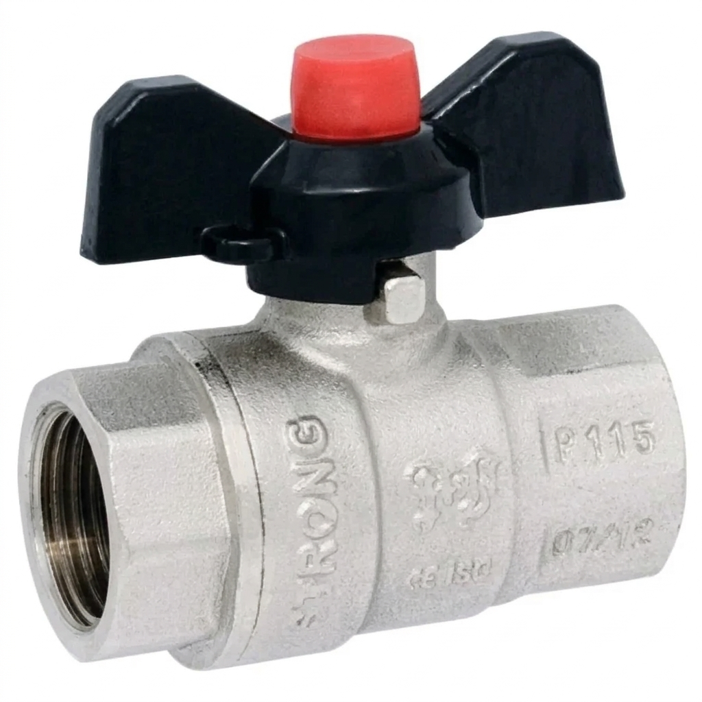 Кран шаровой Profactor 1" ВВ прямой латунь (PF FBV 284)