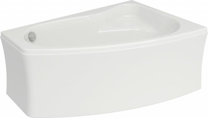 Ванна акриловая асимметричная угловая Cersanit Sicilia New правосторонняя с ножками 220 л ТИП 1 160х100 см Белый