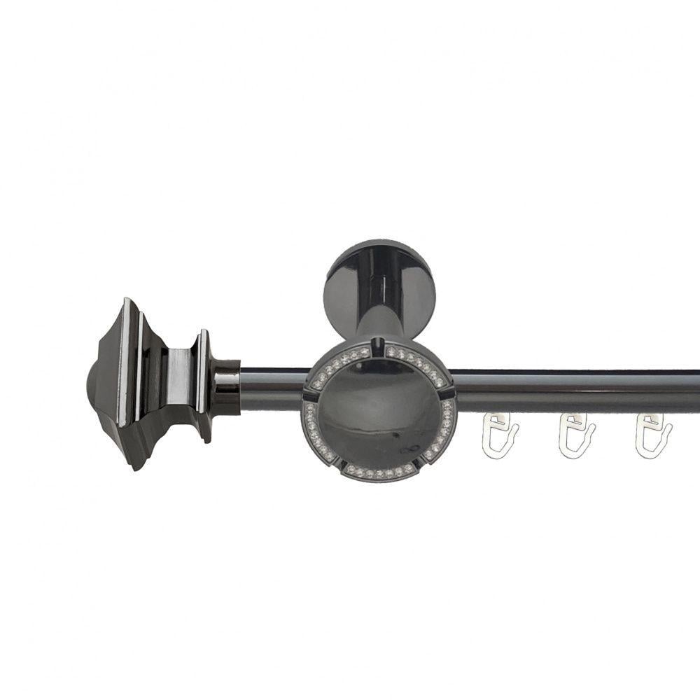 Карниз Orvit Борджеза однорядный профильный 19 мм 300 см Оникс (00-00014992) Карниз Orvit Борджеза однорядный профильный 19 мм 300 см Оникс (00-00014992)