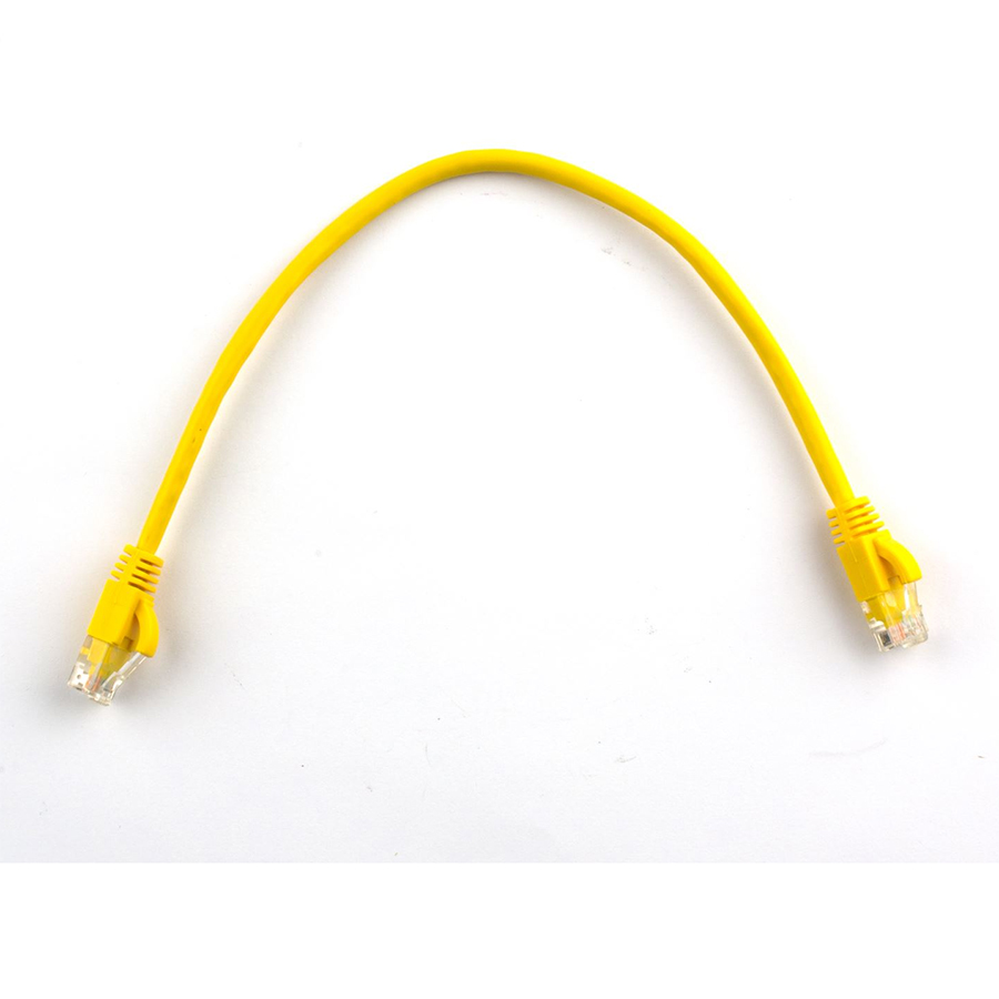 Патч-корд Ritar RJ45 Cat.5e UTP 0,3 м Желтый (25814507)