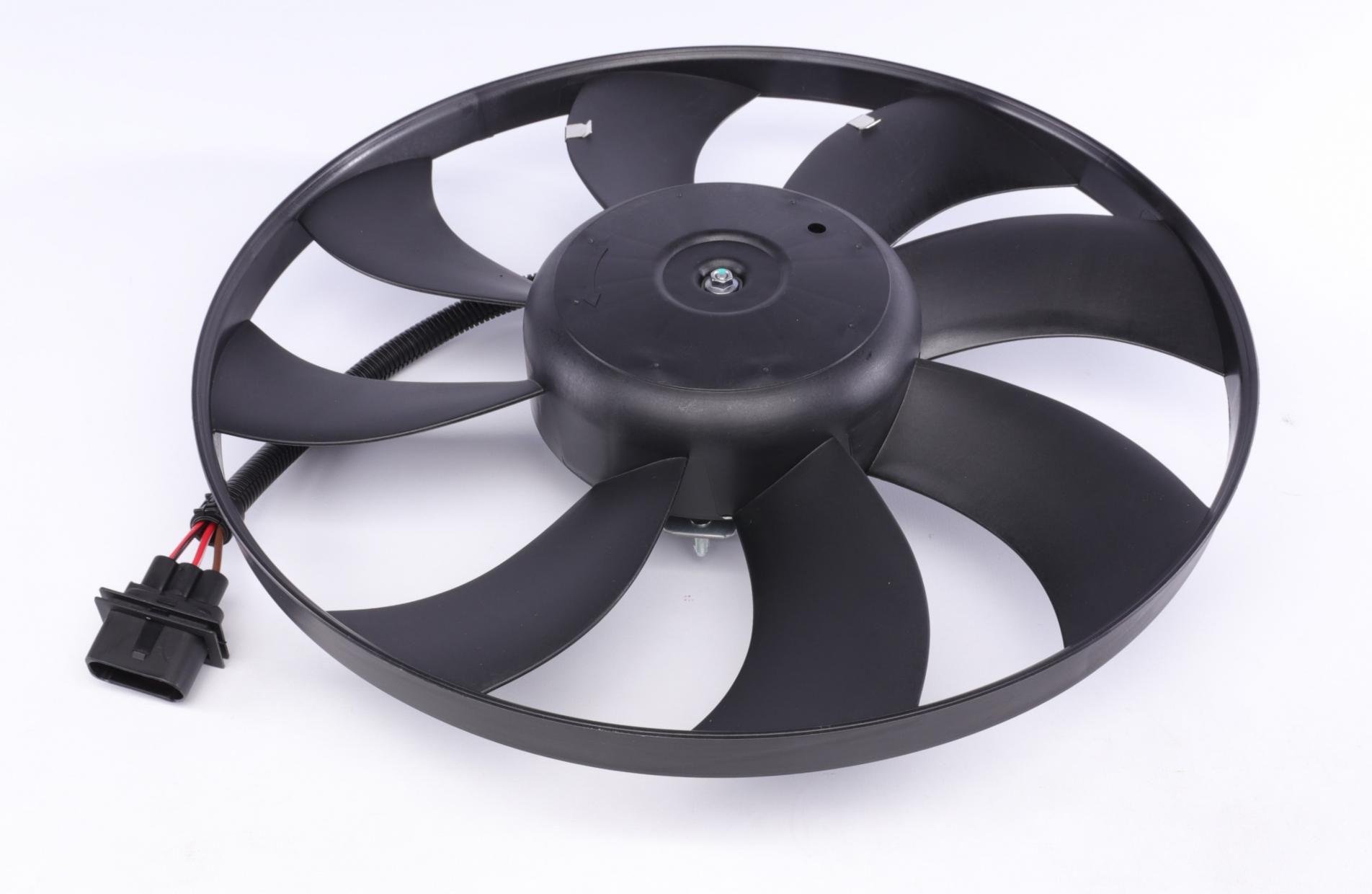 Вентилятор радиатора электрический Skoda Roomster/Fabia 03-10 (47410)