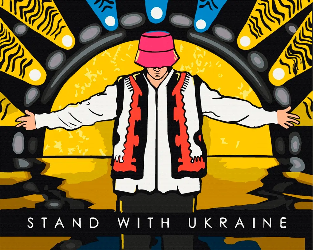 Картина по номерам ART CRAFT Будь с Украиной 40x50 см без коробки (ACR-10347-NN)