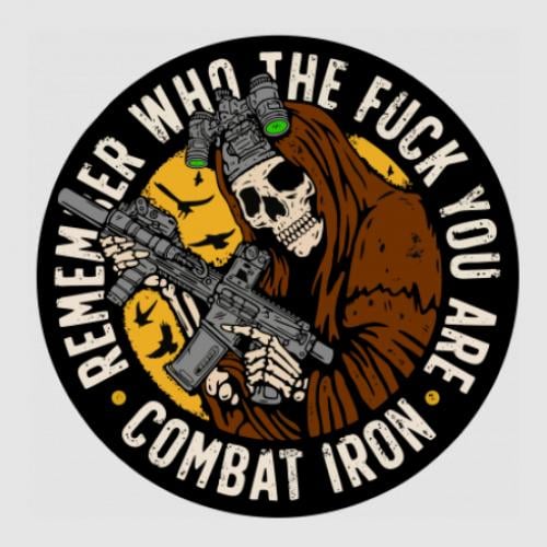 Стікер Combat Iron 55x54,9 см Різнокольоровий (21557834)