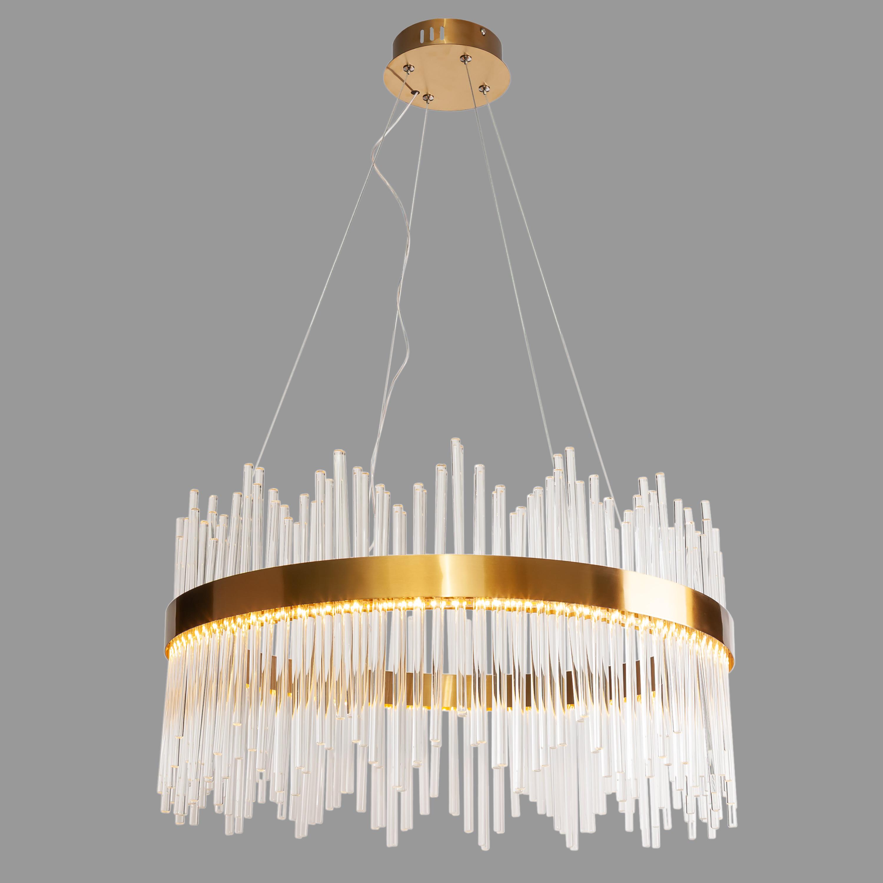 Люстра crystal арт-деко Золотой (84-1031 led (600) AB)