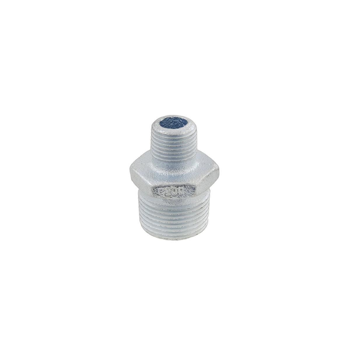 Ниппель оцинкованный Gebo редукционный DN50хDN40 2х1-1/2" (SW-70114)