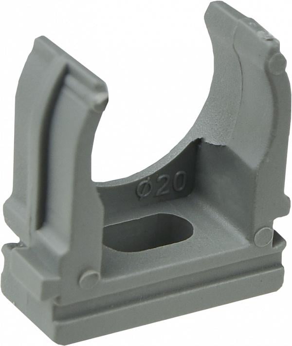 Тримач-кліпс з фіксатором АСКО-УКРЕМ ⌀20 мм під дюбель поліпропілен 50 шт. Сірий (1254) - фото 1 Тримач-кліпс з фіксатором АСКО-УКРЕМ ⌀20 мм під дюбель поліпропілен 50 шт. Сірий (1254) - фото 1