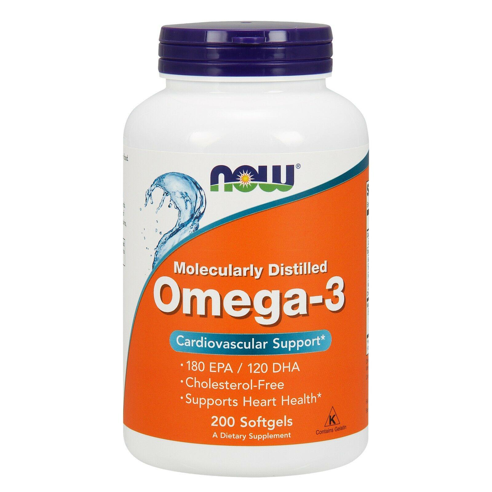 Жирні кислоти NOW Omega-3 1000 мг 200 капс.