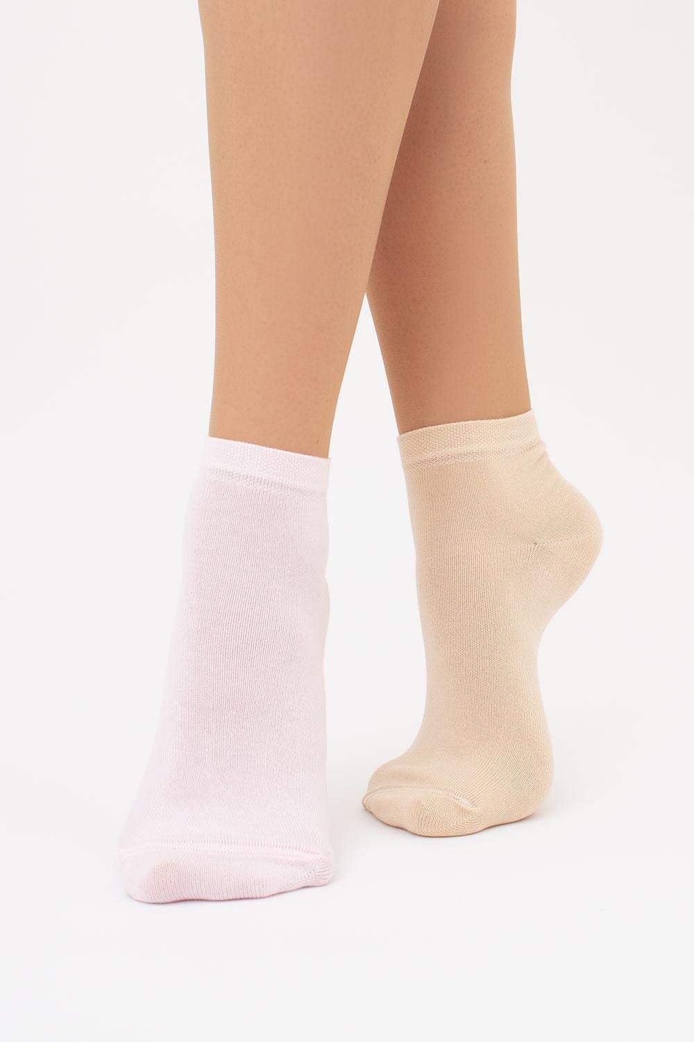 Шкарпетки жіночі низькі 2 пари Giulia WS2 CLASSIC 2 пари р. 36/40 Multicolor-sand/Blushing bride (30668221)
