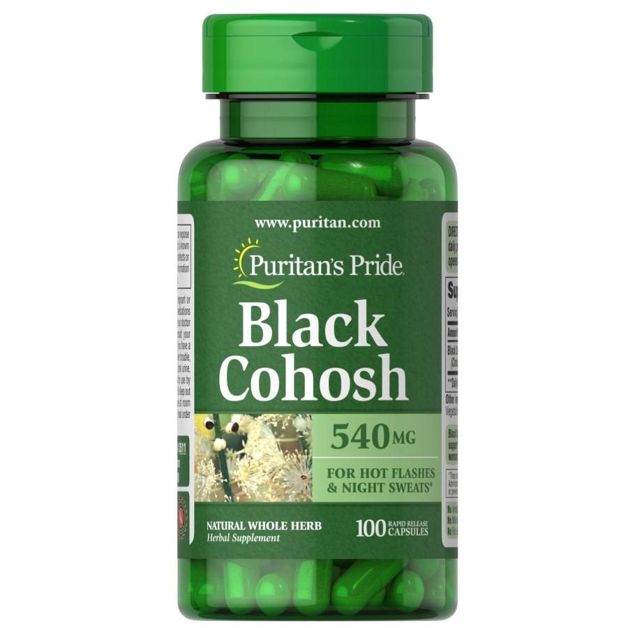 Натуральная добавка Puritan's Pride Black Cohosh 540 мг 100 капс. (8872)