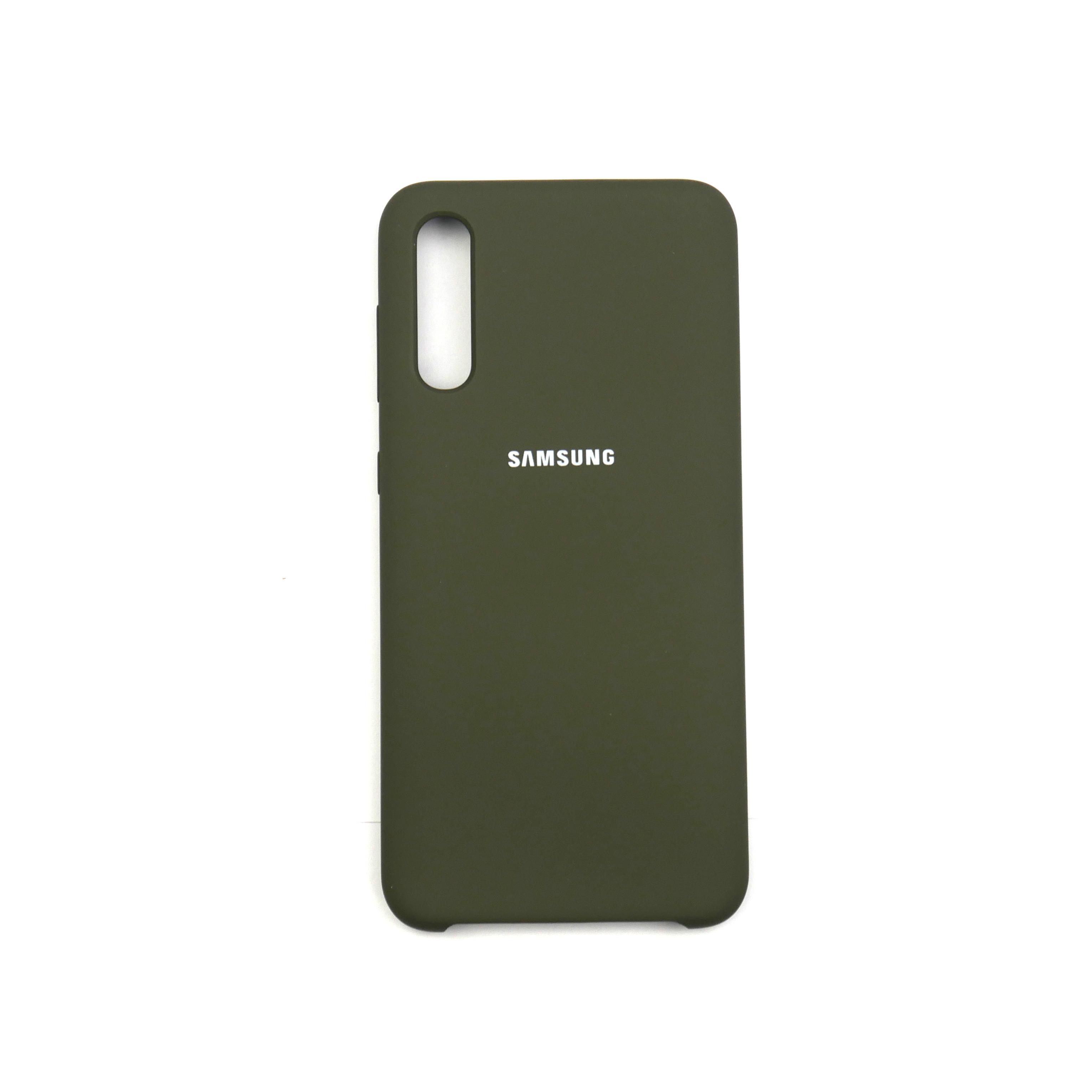 Чехол Jelly Silicone Case Samsung A30S/A50/A50S Deep Olive (41)