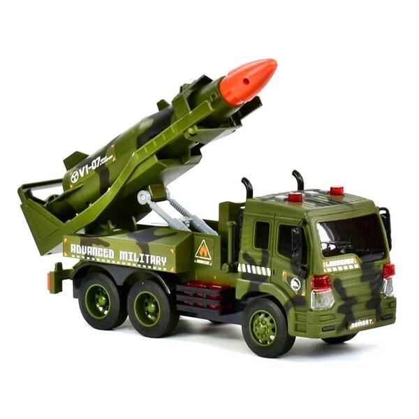 Машинка военная пусковая ракетная установка игрушечная 30 см Хаки (59109) Машинка военная пусковая ракетная установка игрушечная 30 см Хаки (59109)