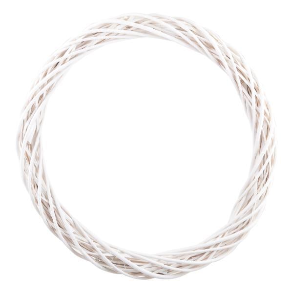 Венок Yes! Fun ротанговый 60 см Белый (973450)