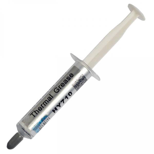 Паста термопровідна HY-710 Q40 шприц > 3 17W/m-K <0,067 ° C-in2/W -30 ° ≈240 ° OEM 2 г Grey (30010)
