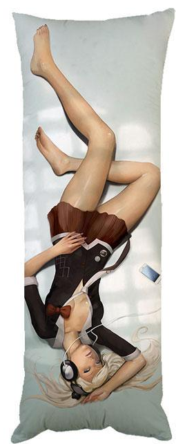 Подушка дакімакура Джунко Еношіма Монокума Школа розпачу декоративна ростова для обіймання 40x100 см (1201439687)