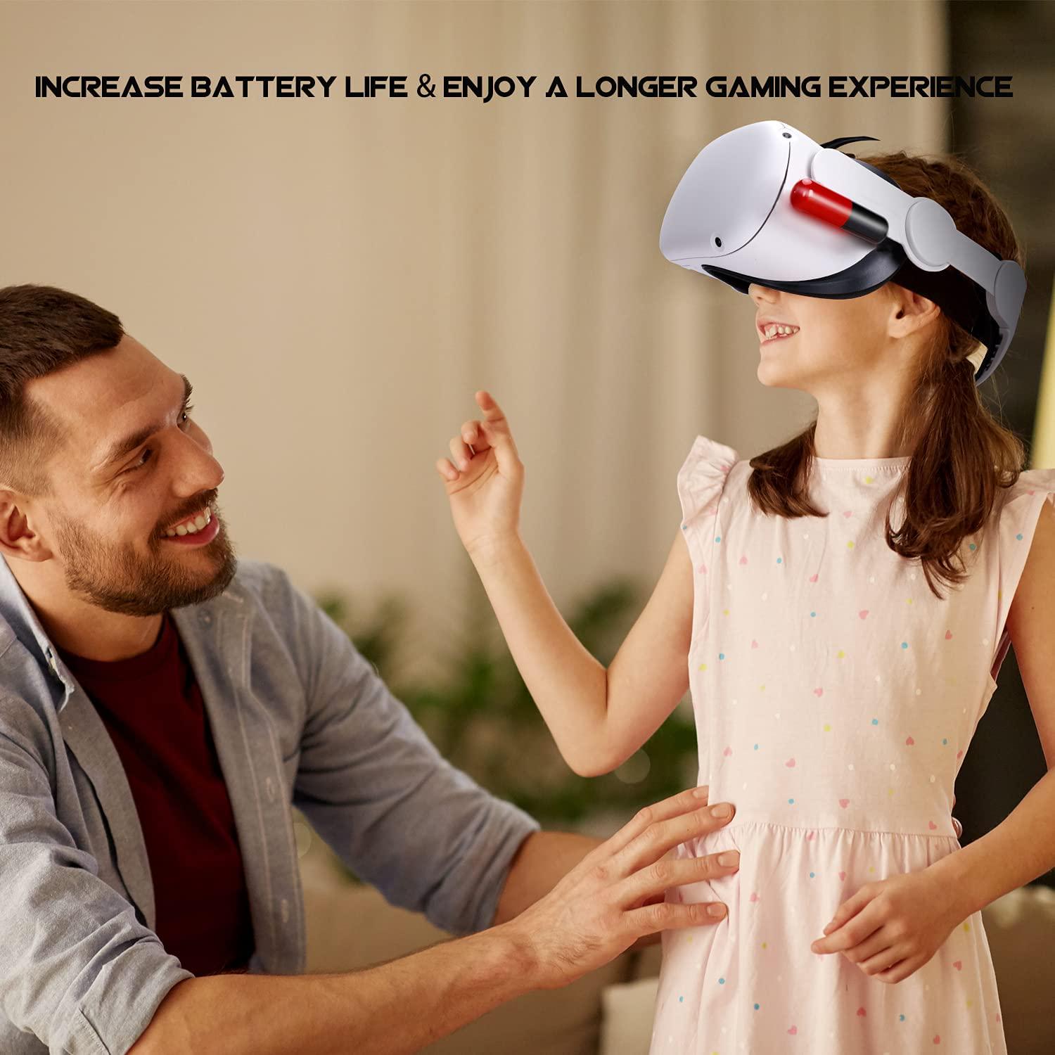 Внешний аккумулятор для очков виртуальной реальности Oculus Quest 3/2/1 (ASC-VAFOQ2) - фото 9