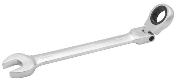 Ключ гайковий Tolsen 15240 комбінований з храповим механізмом 14x198 мм (29079831)