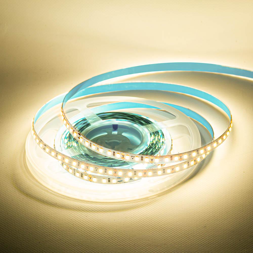 Світлодіодна стрічка Motoko 600WW3528-12 12V Motoko SMD2835 120LED/м IP20 9,6W 5 м Білий теплий (1012105)