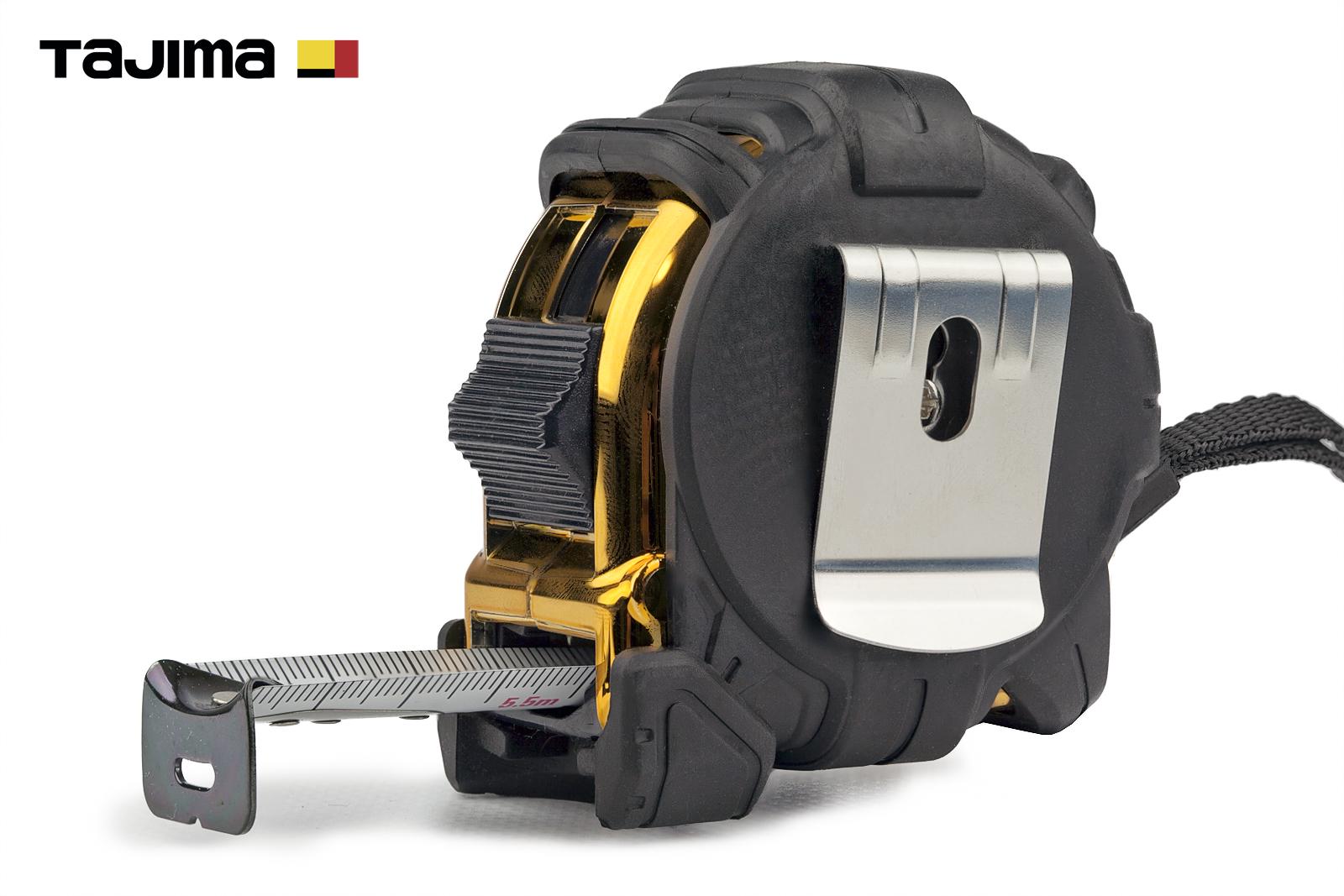 Рулетка будівельна Tajima G3 Lock G3GL25-55BL ударостійка 5,5 м (1001-1663) - фото 2