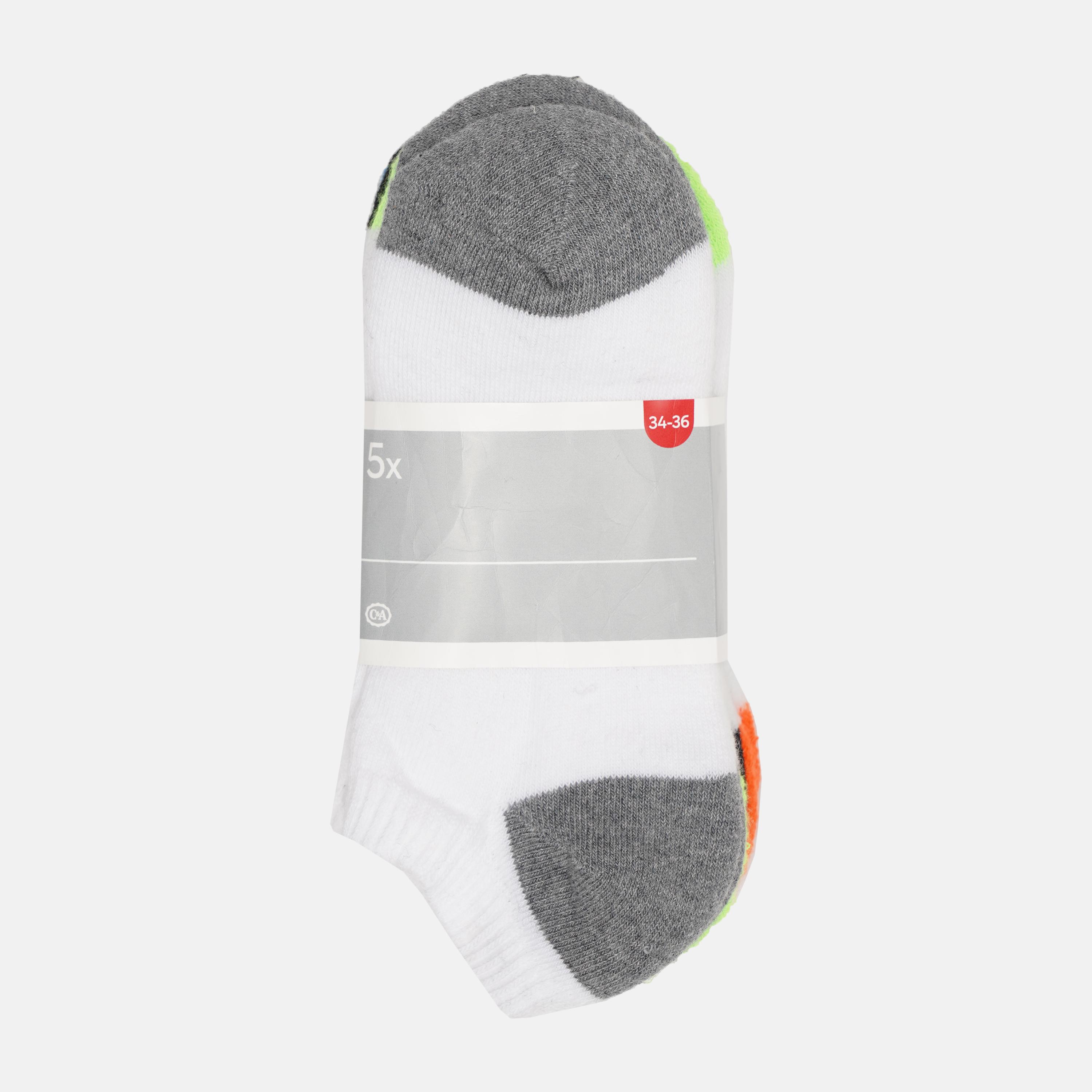 Носки C&A р. 34-36 5 пар Белый (4186364439509)